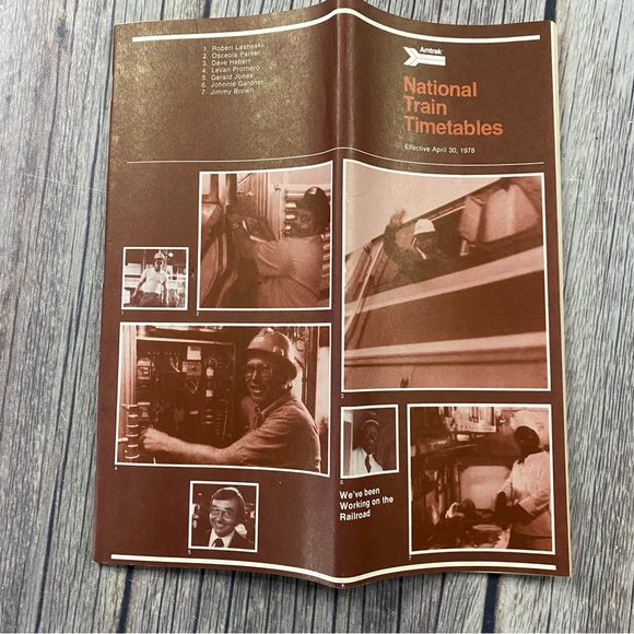 Amtrak National Train Timetables - 4/30/78 - 1978 Train Schedule. - Picture 3 of 5